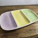 Dish from the Gien earthenware factory with 3 compartments