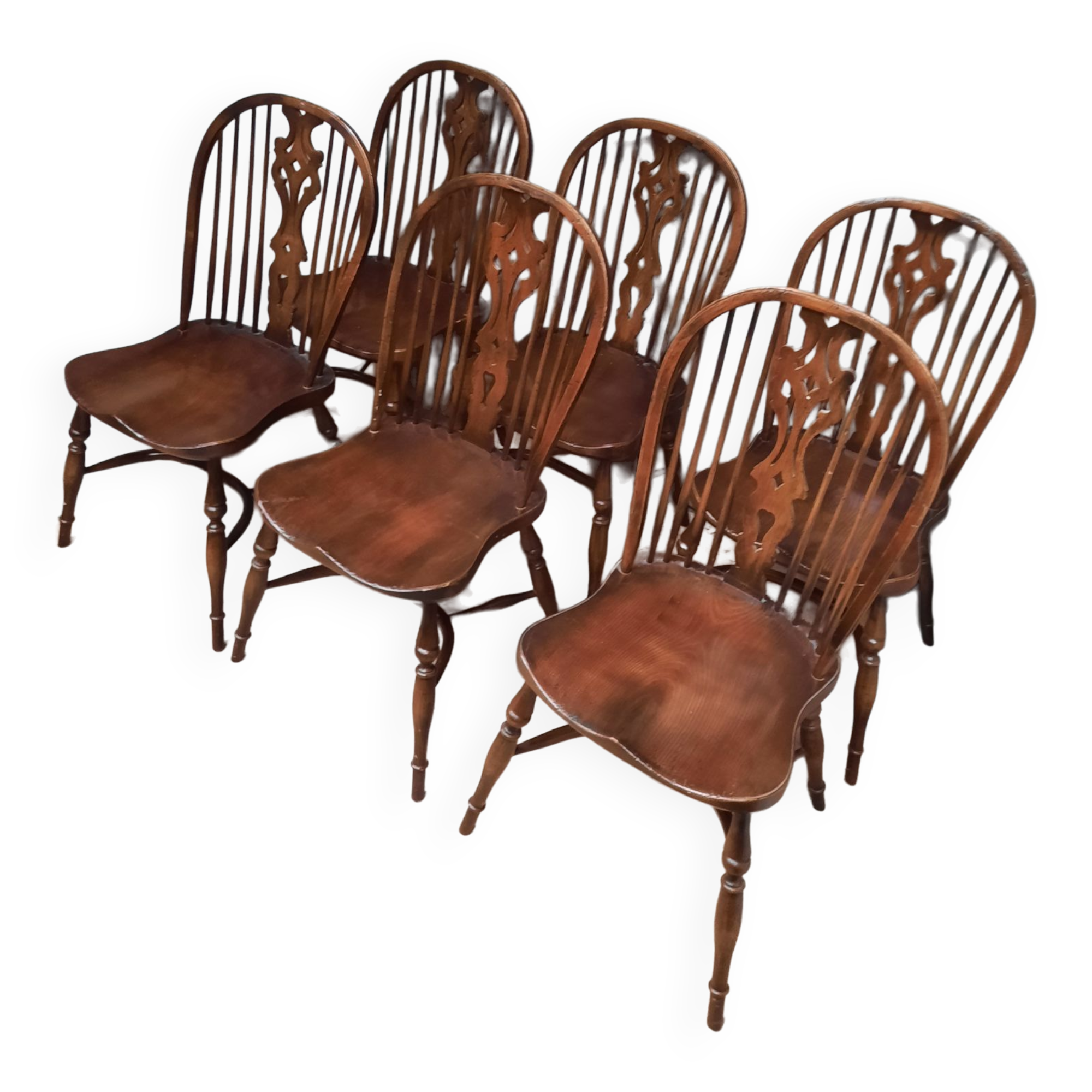 Series of 6 American chairs