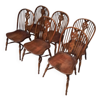 Serie de 6 chaises americaines