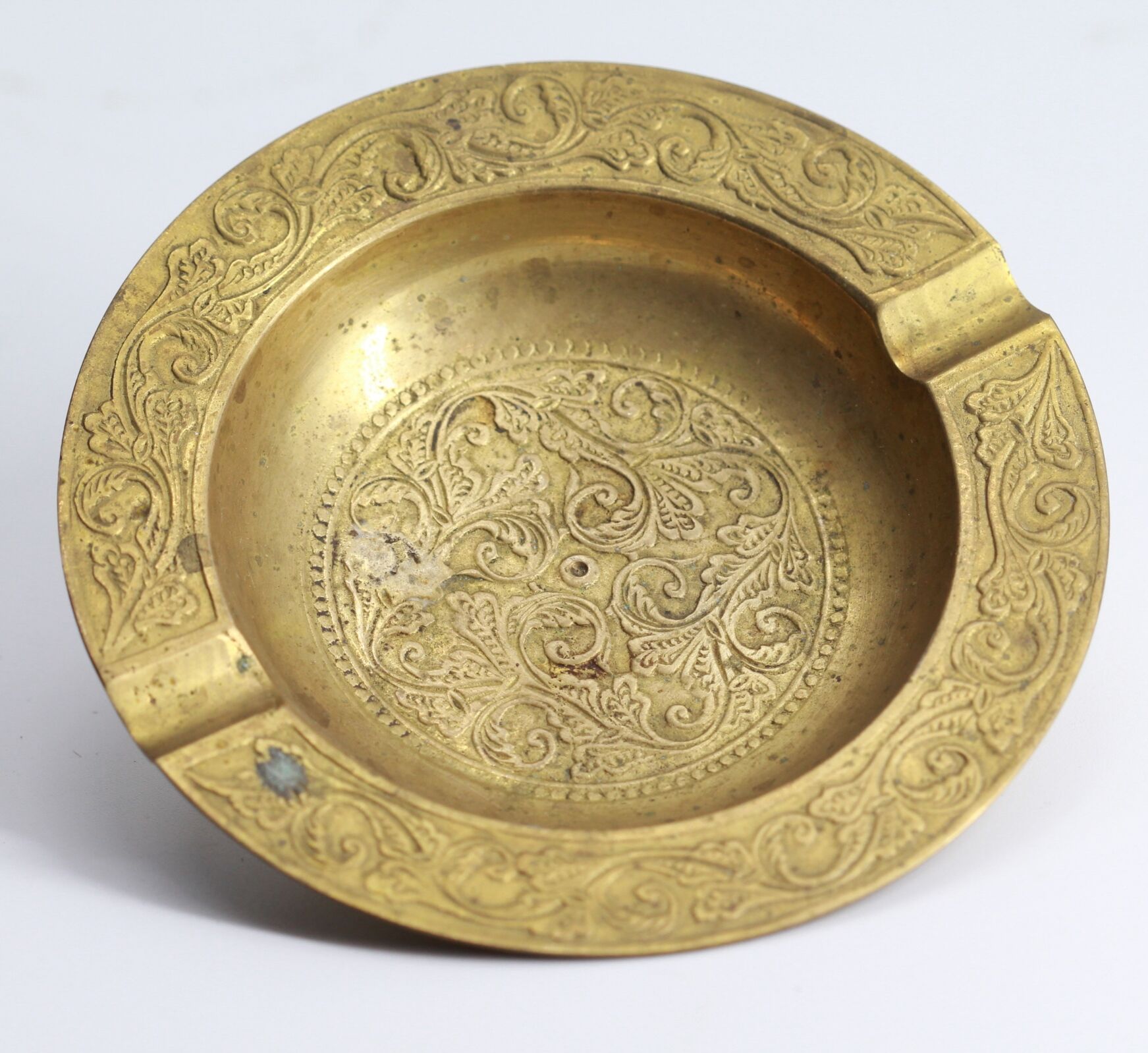 Brass ashtray
