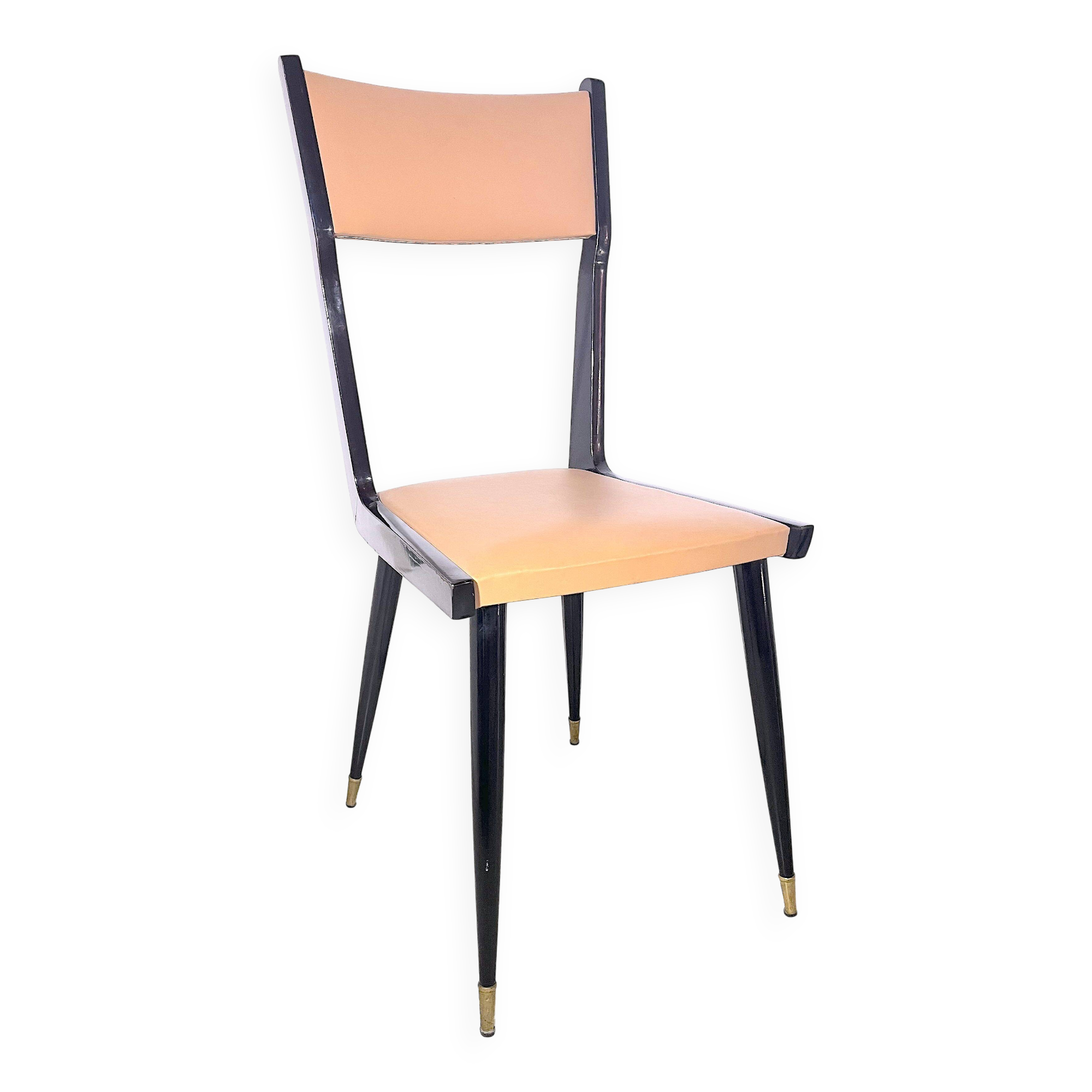 Pair of Carlo De Carli style chairs, Italy 1950s