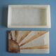 vintage Italian stone alabaster box Scaglione