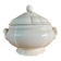 White iron earth soup tureen Sarreguemines