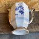 Antique art deco teapot porcelain limoges flower decor france vintage