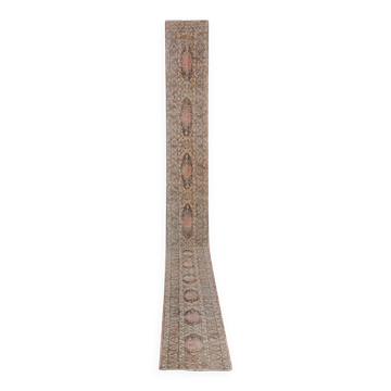 Vintage Turkish hallway rug 55x733 cm