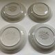 4 assiettes creuses Sarreguemines "Chardons"
