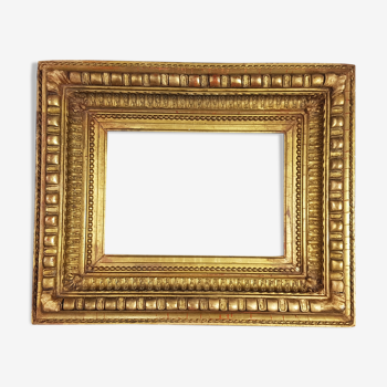 19th century gilded stucco frame 54x44.5 leaf 34.4x24.4cm SB139