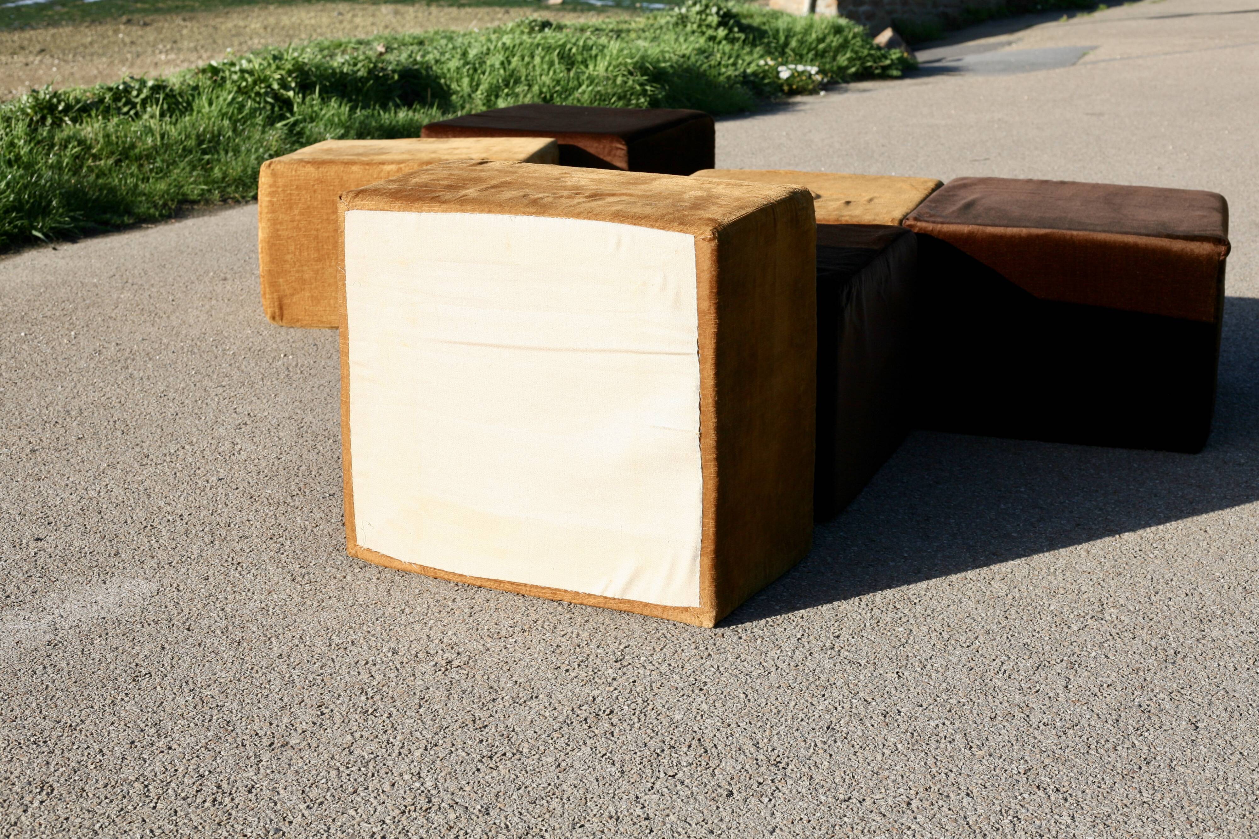 Minimalist sofa, 1970s, modular.