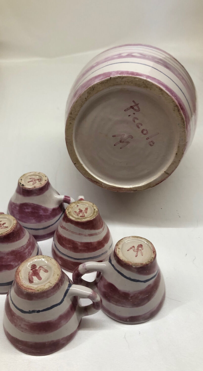 Ceramic tableware by Piccolo in Maredsous