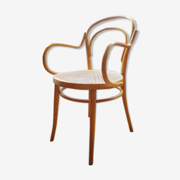 Cane armchair model of Thonet 1930