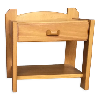 Bedside NF Prestige solid elm furniture - 1970