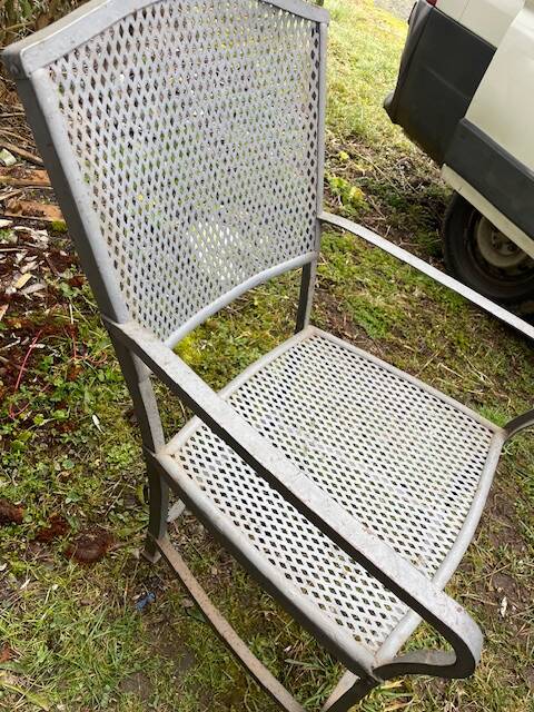 Gustave Serrurier Bovy steel armchair