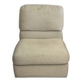 Wool fabric armchair