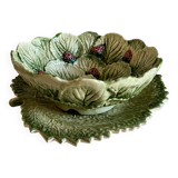 Strawberry slip dish and colander