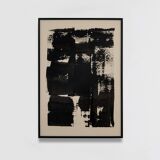 Peinture Abstraite Noire