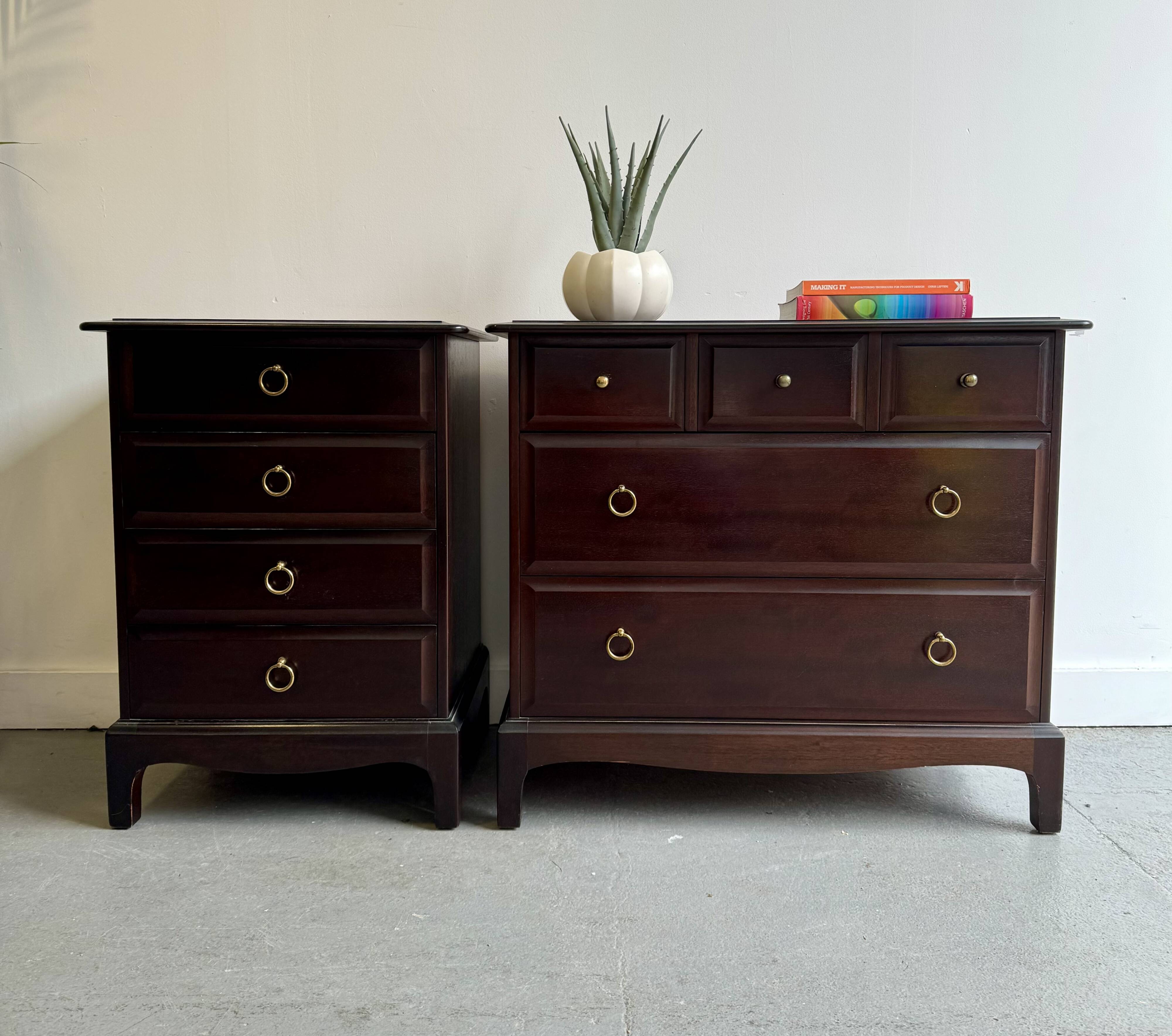 Vintage Bedside Chest of Drawers by Stag