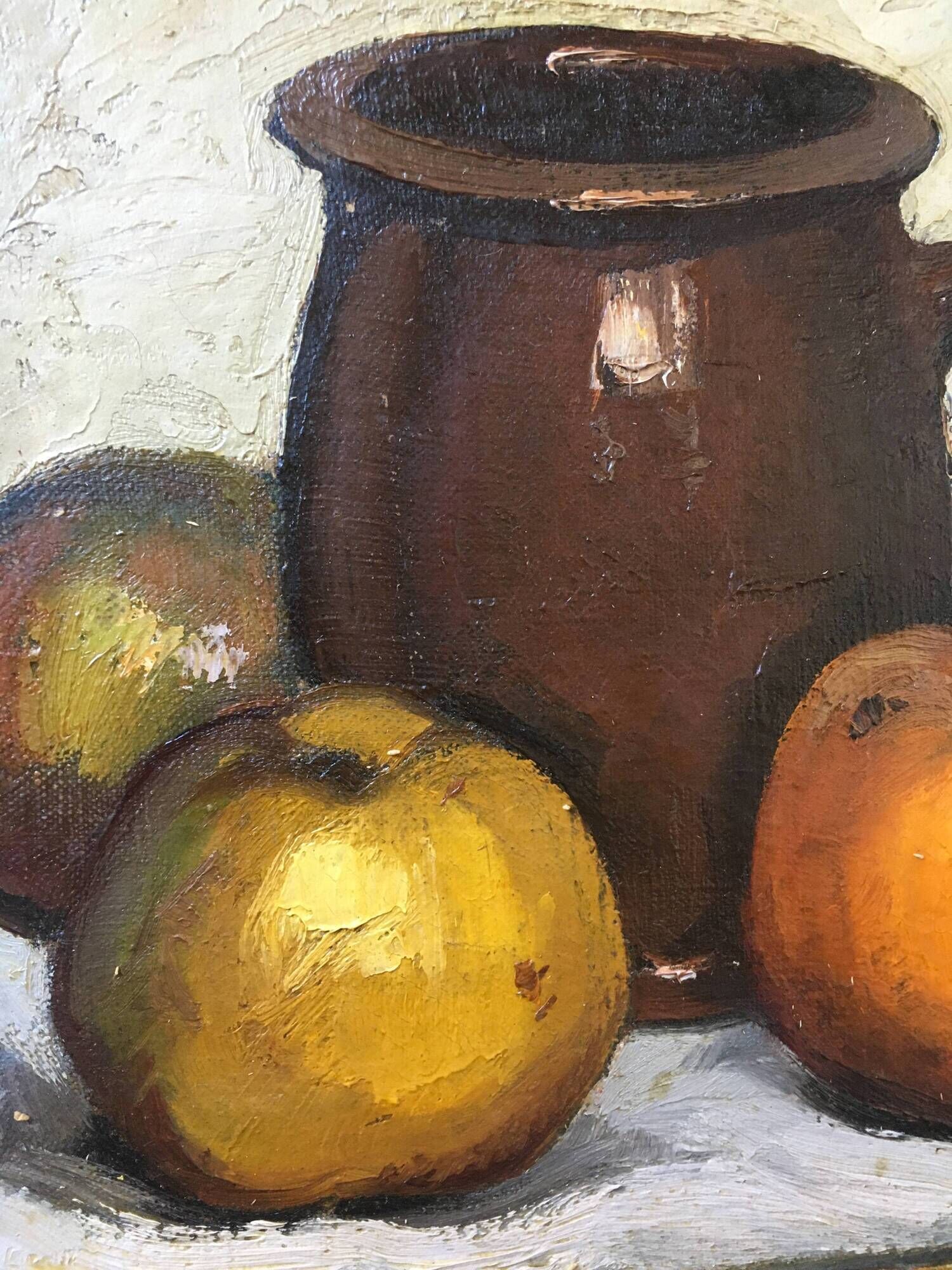 Table "Still Life with Fruit" by Marcel BACH (1879-1950) - frame