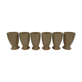 6 mazagran cups in Vintage Village sandstone