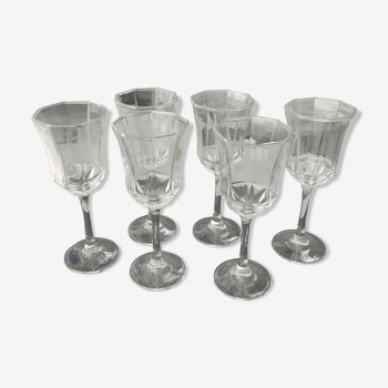 6 Luminarc liquor glasses