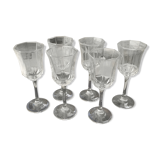 6 Luminarc liquor glasses