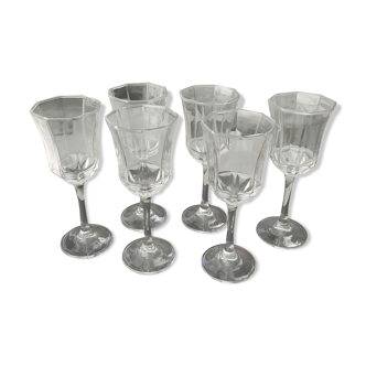 6 Luminarc liquor glasses