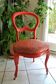 Louis Philippe red chair