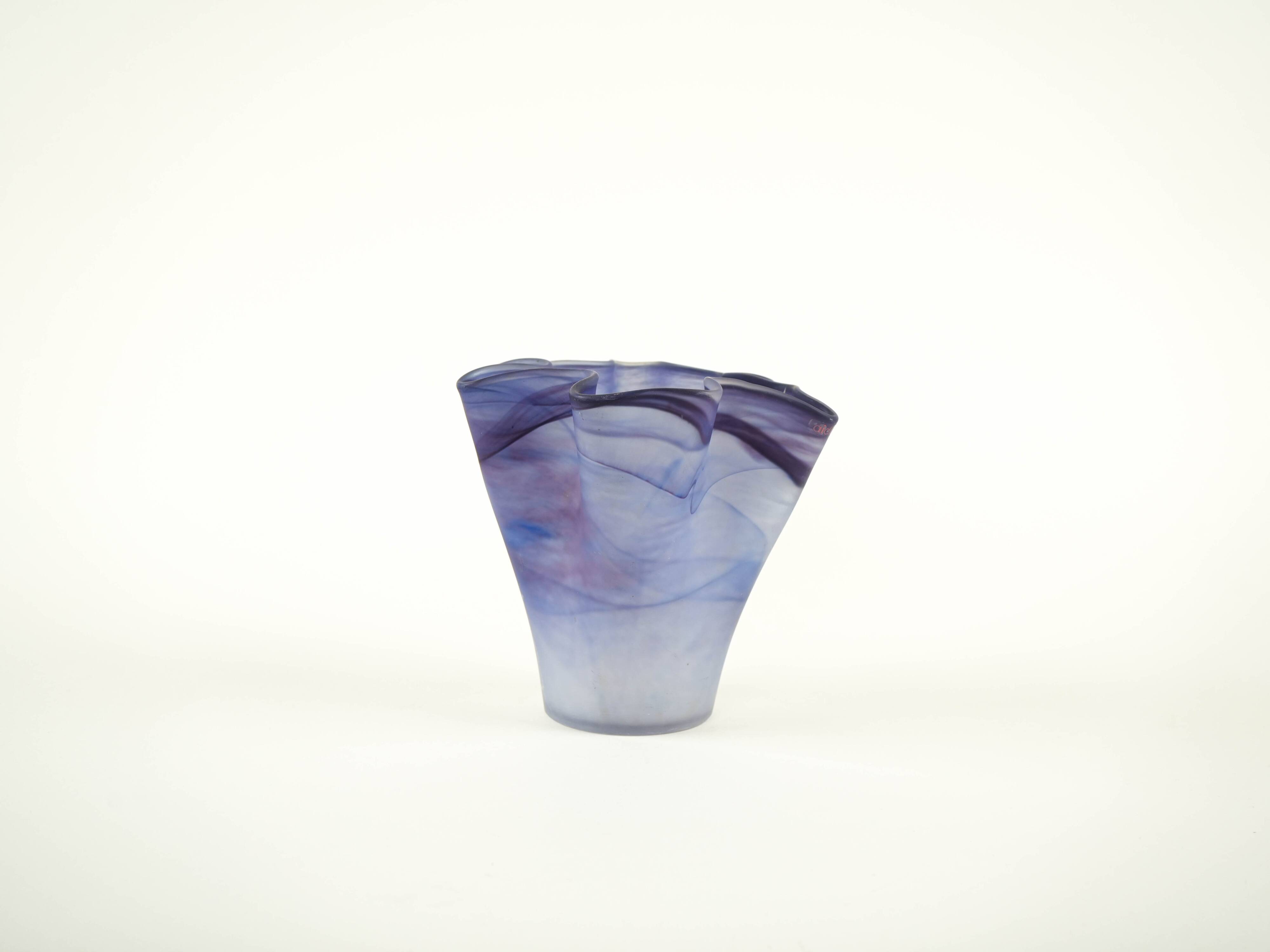 Purple tulip vase, Danish design, 1970s, made in Denmark