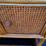 Caning and rattan storage furniture