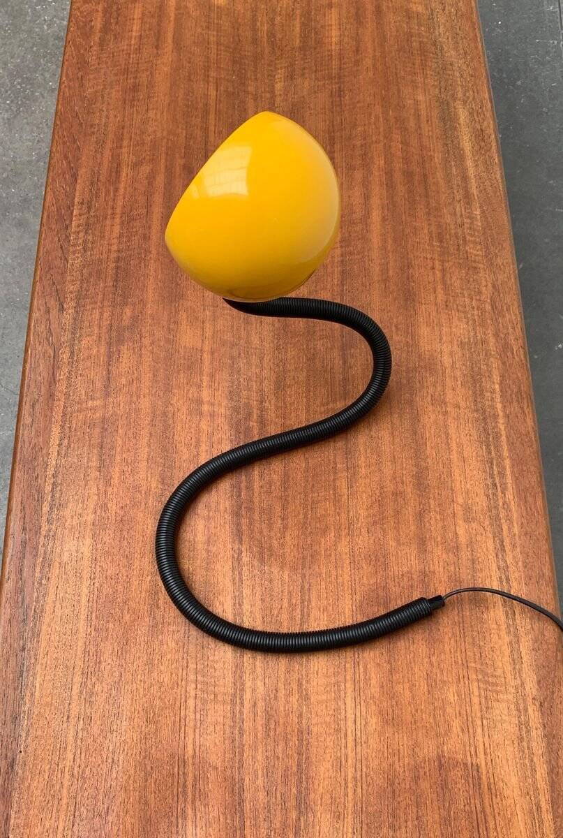 Vintage cobra snake table lamp