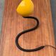 Vintage cobra snake table lamp