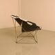 F675 "Butterfly" armchair in cowhide leather by Pierre Paulin for Artifort