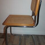 Lot of 4 chairs Marcel Breuer Cesca B32