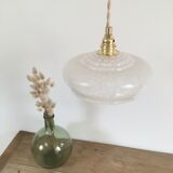 White Clichy glass pendant lamp