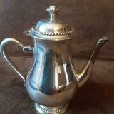 Silver metal teapot