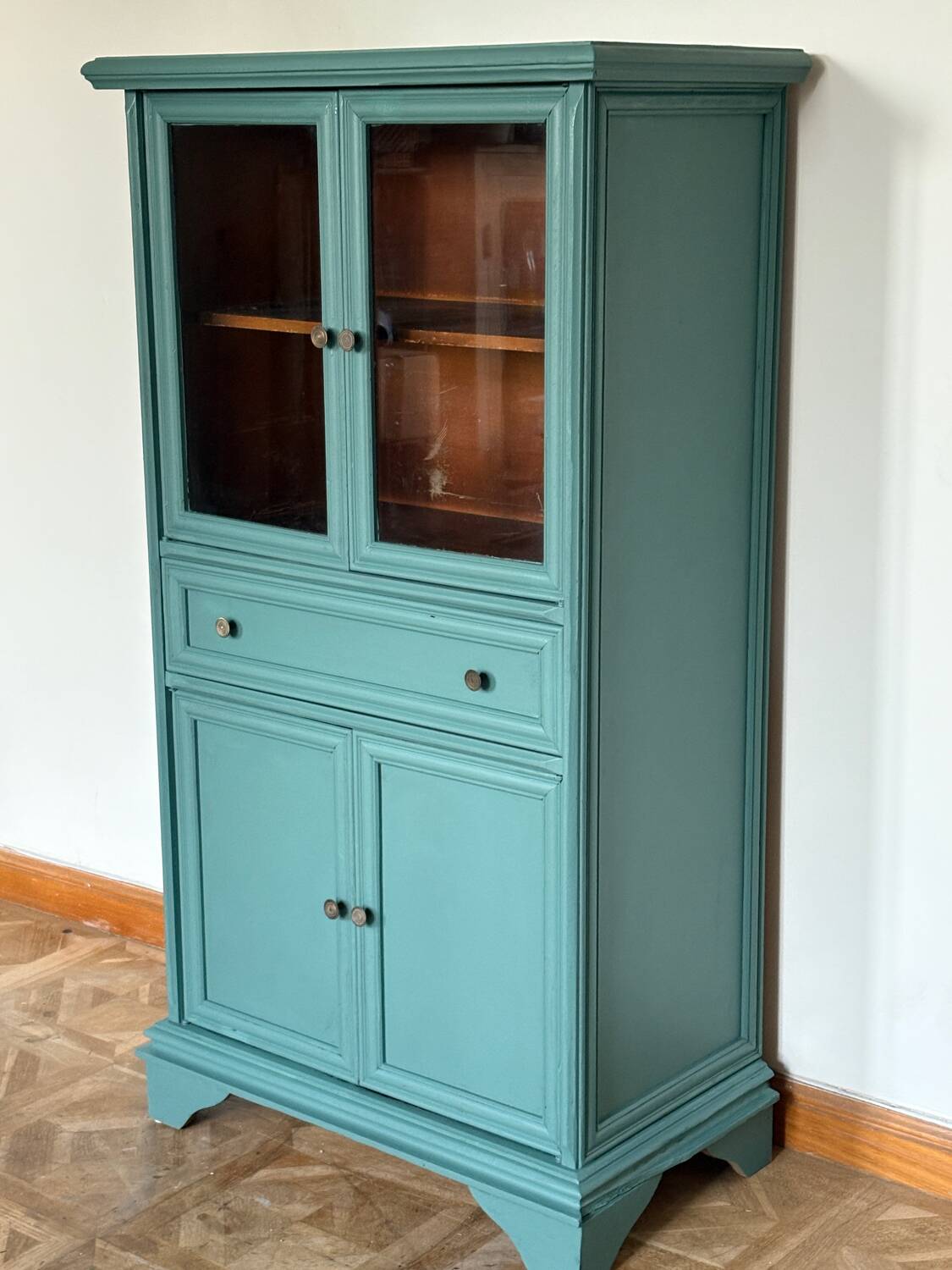 Small organic green sideboard