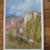 Sillans, 38, old oil on canvas