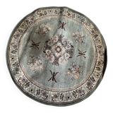Tapis rond ancien