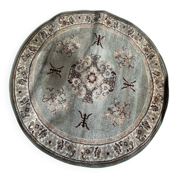 Tapis rond ancien