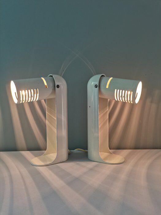 Pair of Italian lamps Flip Top by Richard Carruthers