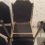 Set of 6 chairs 70's metal