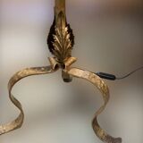 Lámpara de pie de hierro forjado, años 60