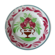 Assiette en faïence fine opaque de Sarreguemines XIXe