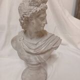 Bust of Apollo, sculpture, casting, resin and stone powder