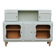 Renovated vintage buffet – Celadon Green Libéron