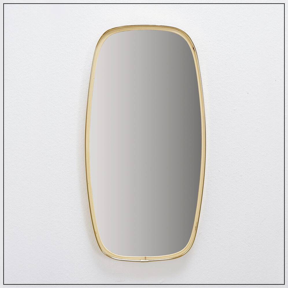 Mid-century wall mirror "rearview" - 1960s