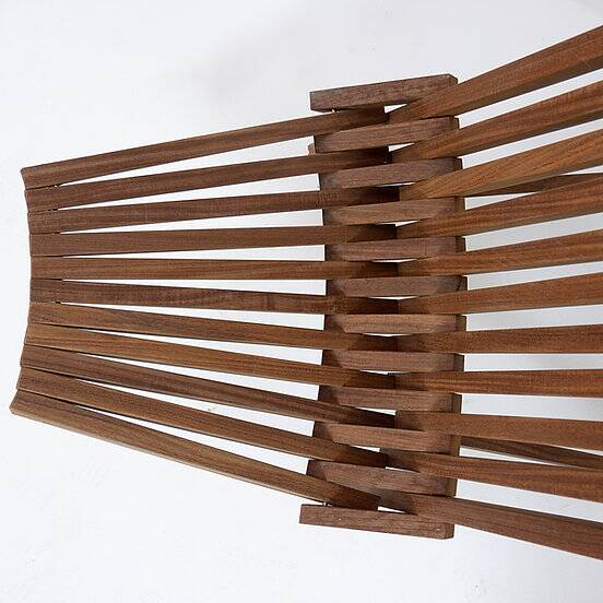 Paire de chaises pliantes en teck - intérieur extérieur
