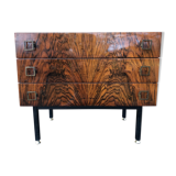 Vintage dresser with three rosewood drawers circa 70