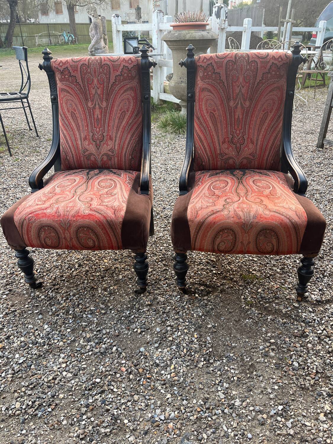 Pair of NIII armchairs