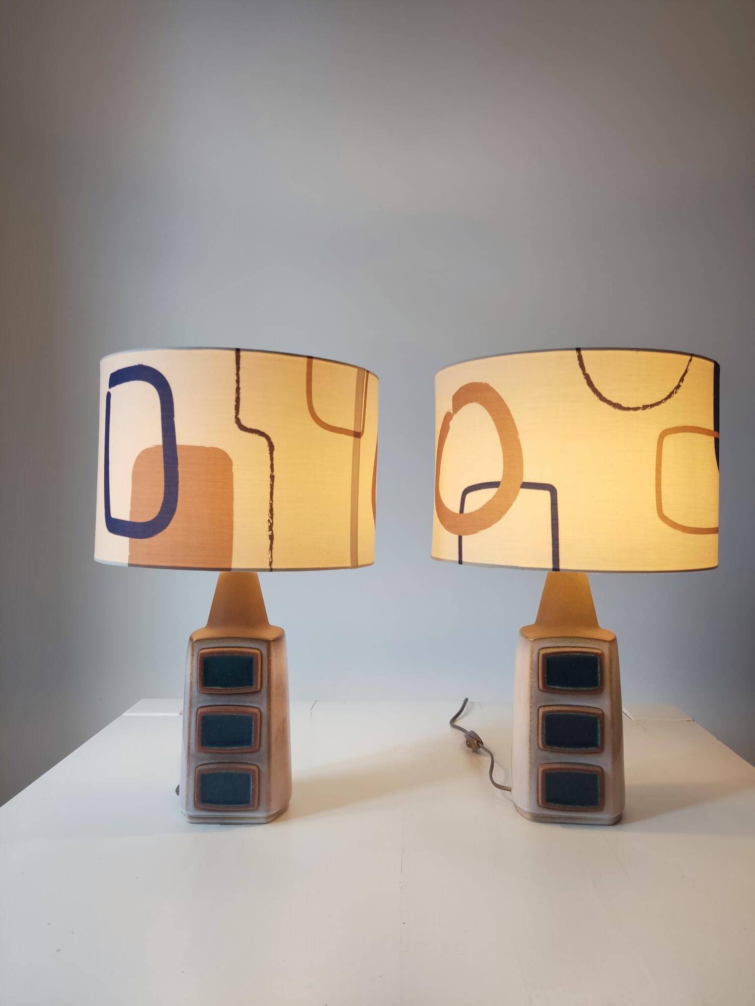 Pair of Soholm lamps - Denmark 60s