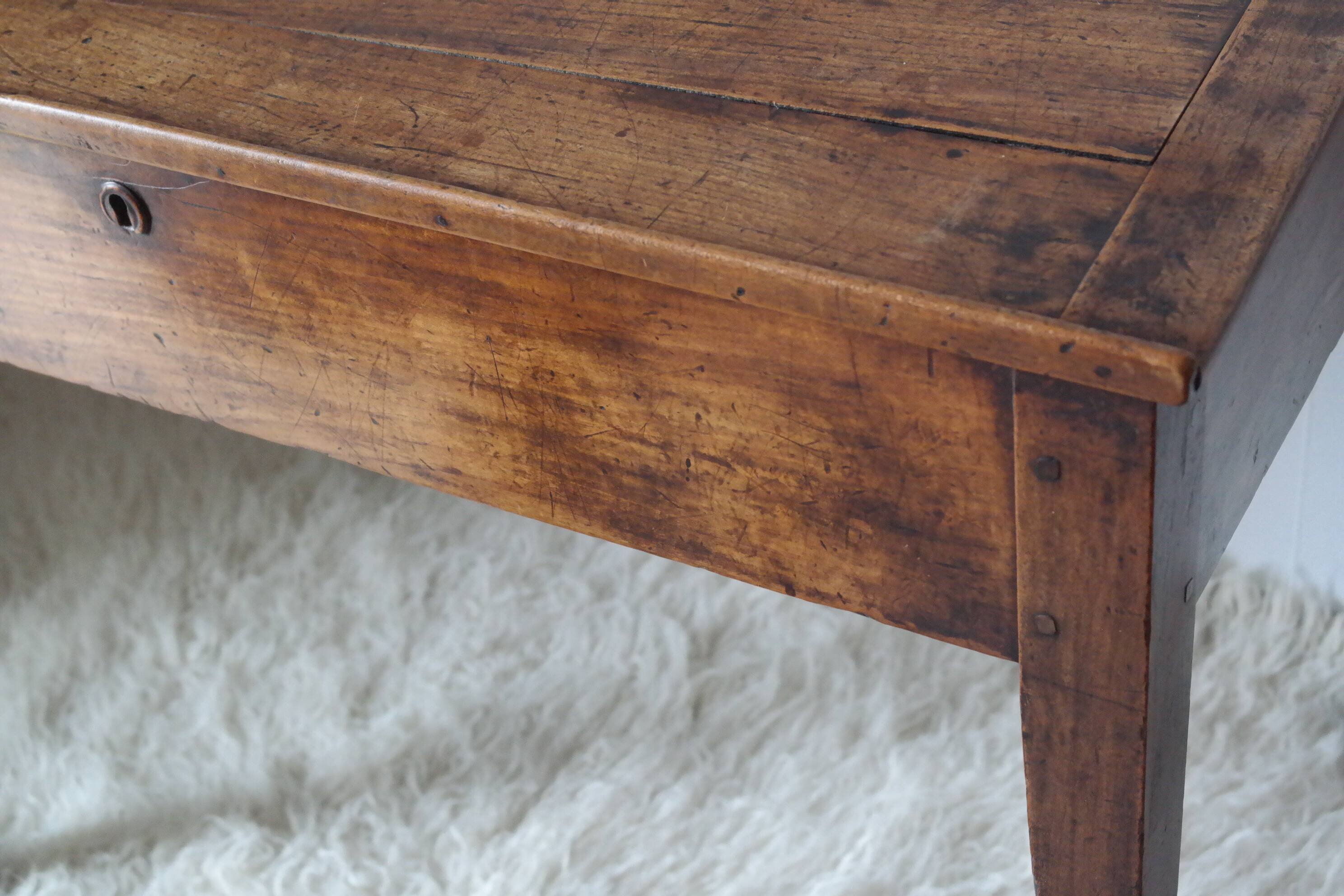 Old desk in walnut school master